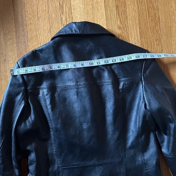 Vtg Early 2000s Wilson’s Leather Maxima Fit and Flair Leather Jacket, Size Large